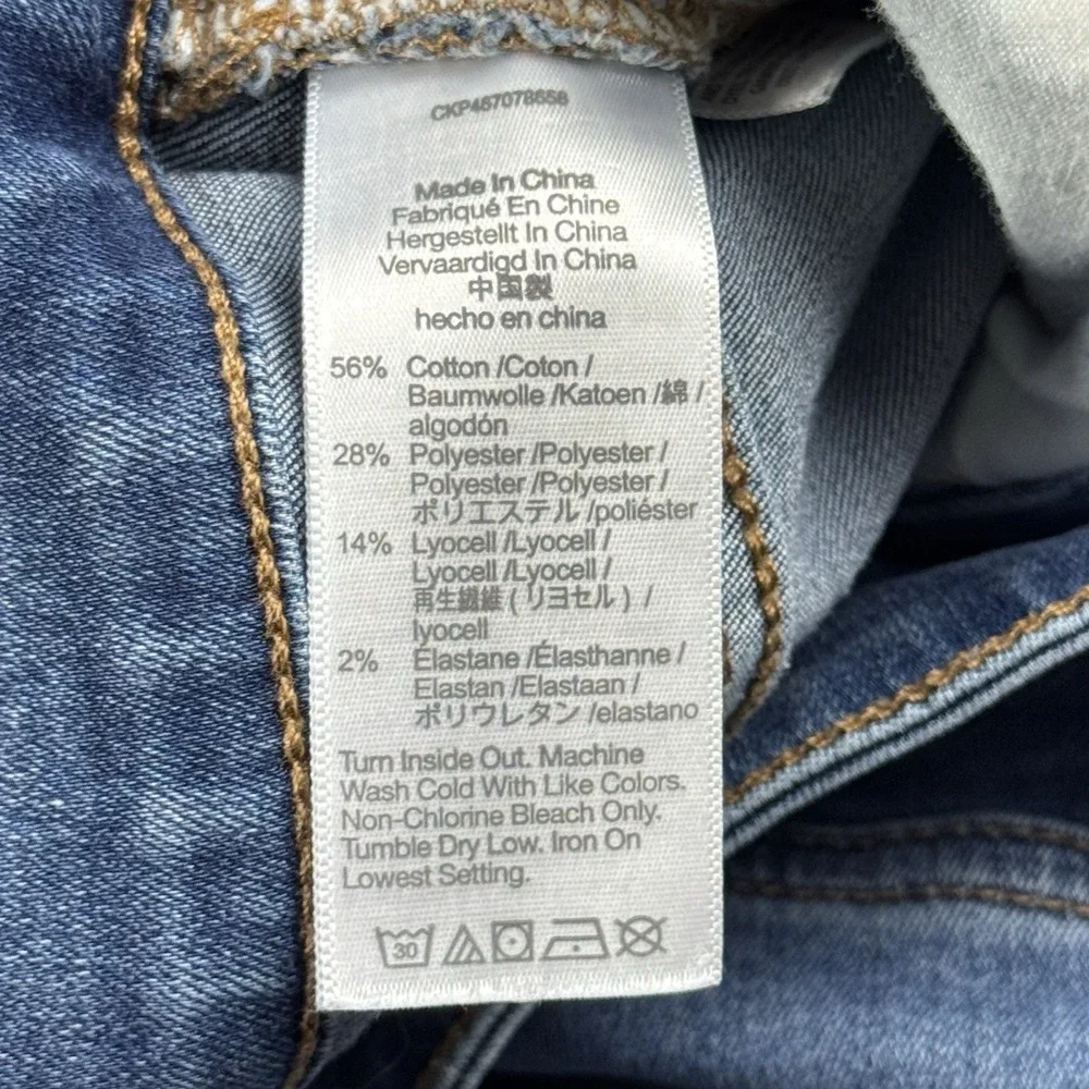 Madewell Curvy Roadtripper‎ Classic Blue Women's Jeans, Size 25 Petite